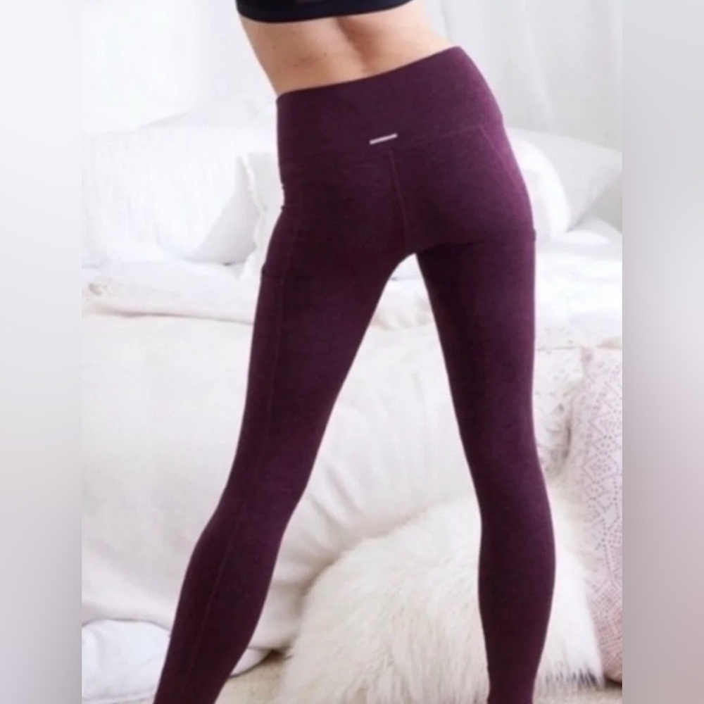 Aerie Play Chill Move Deep Purple Leggings